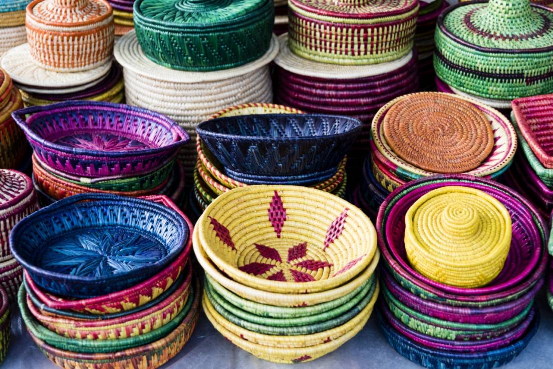 Indian Bamboo Basket making