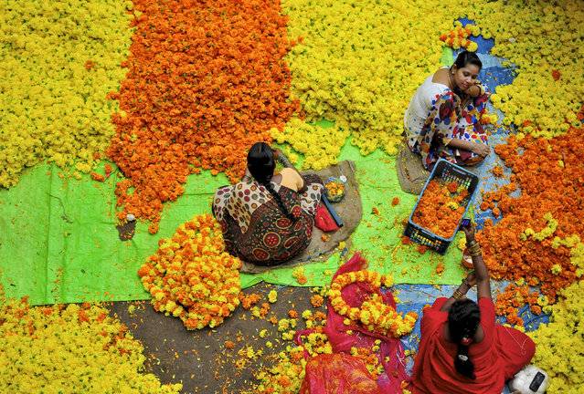 Indian flower markets